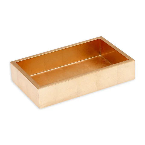 Caspari Gold Lacquer Guest Towel Holder