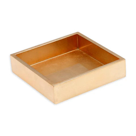 Caspari Gold Lacquer Luncheon Napkin Holder