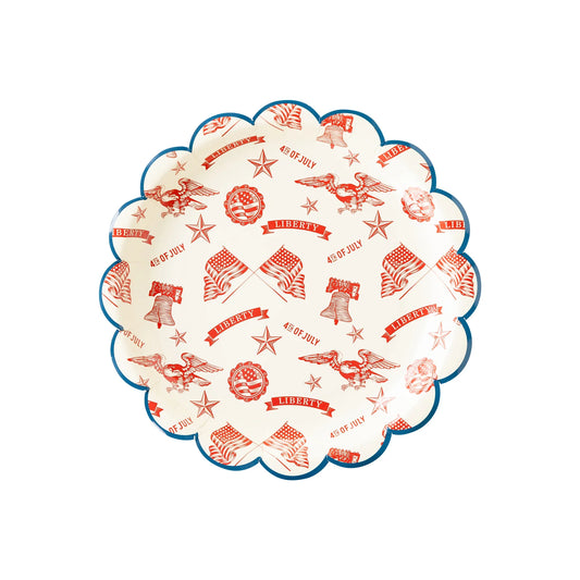 My Mind's Eye - Stars & Stripes Americana Icons Plates