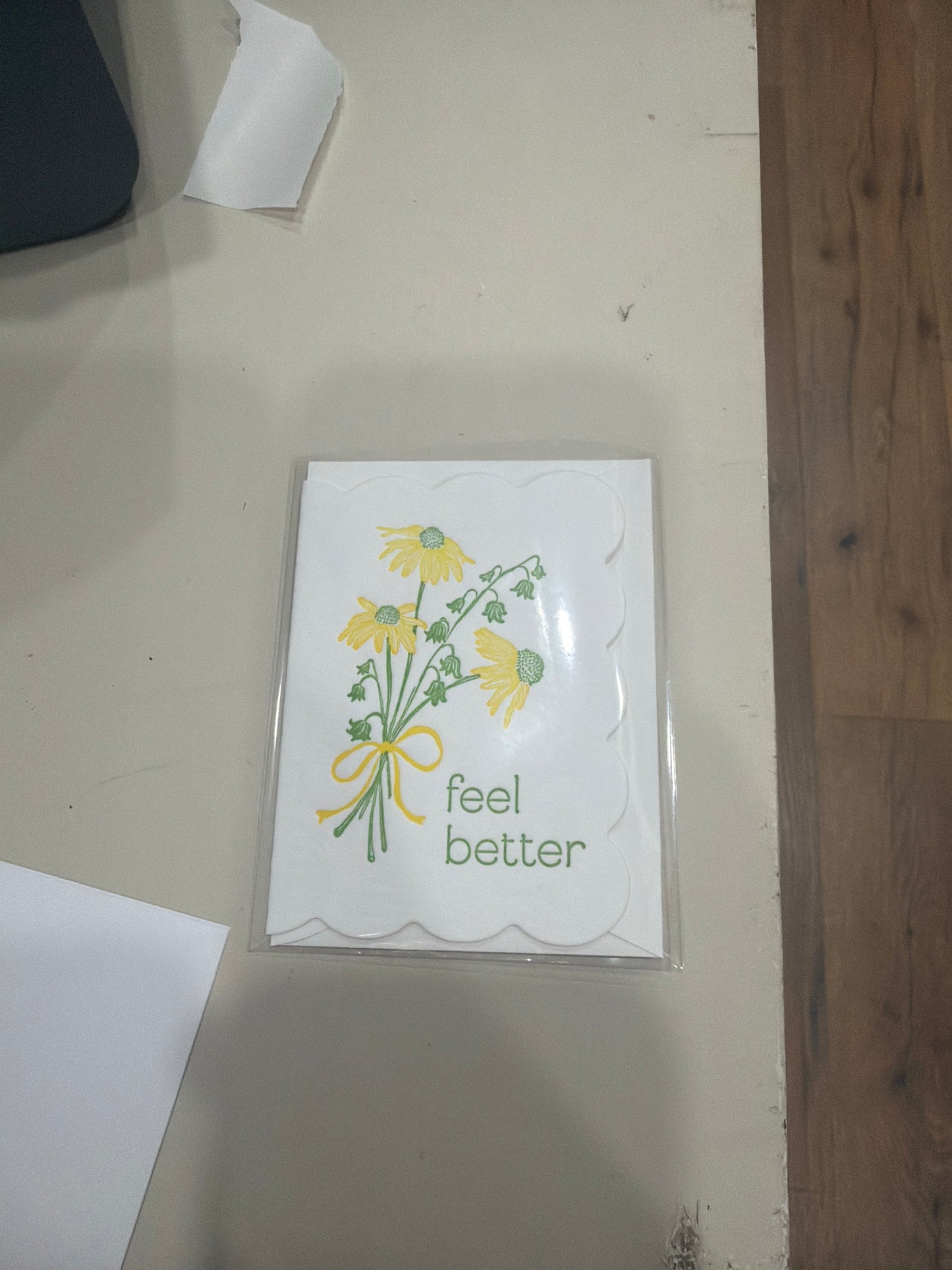 MINI FEEL BETTER FLOWER ENCLOSUE CARD