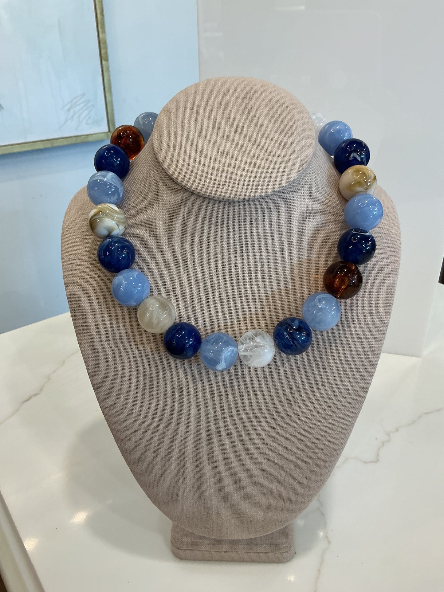 BCB - Gumball - Blue/Brown Necklace