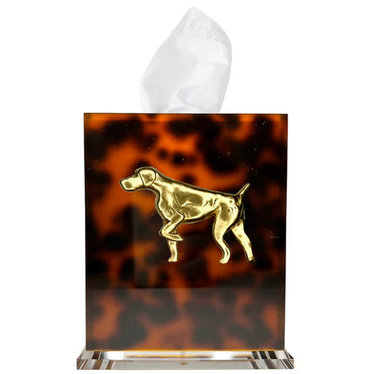 Southern Tribute Tissue Box, Tortoise, Pointer