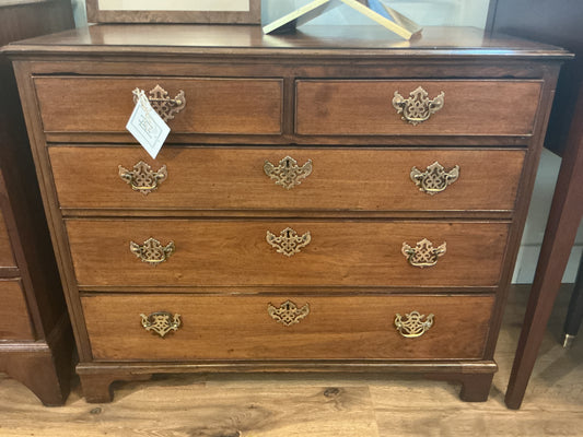 English Mahogany, Banded Top Chest