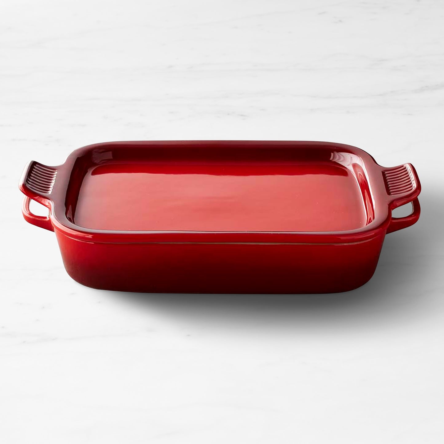 Rectangular Dish with Platter Lid, Cerise