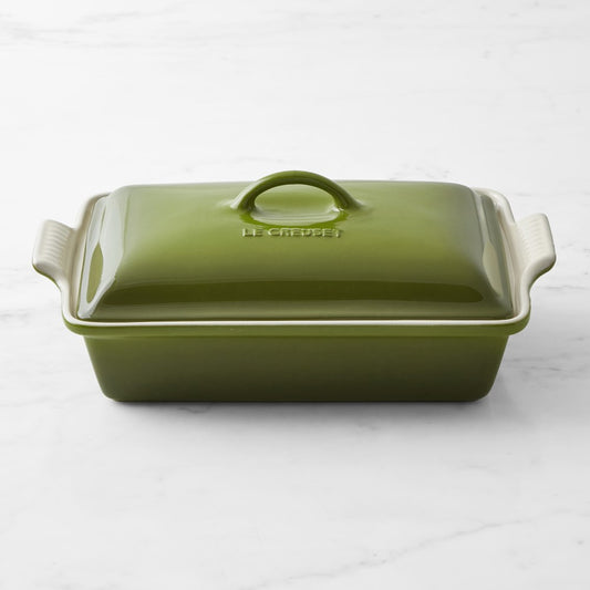 Le Creuset Heritage Rectangle Covered Casserole, Olive