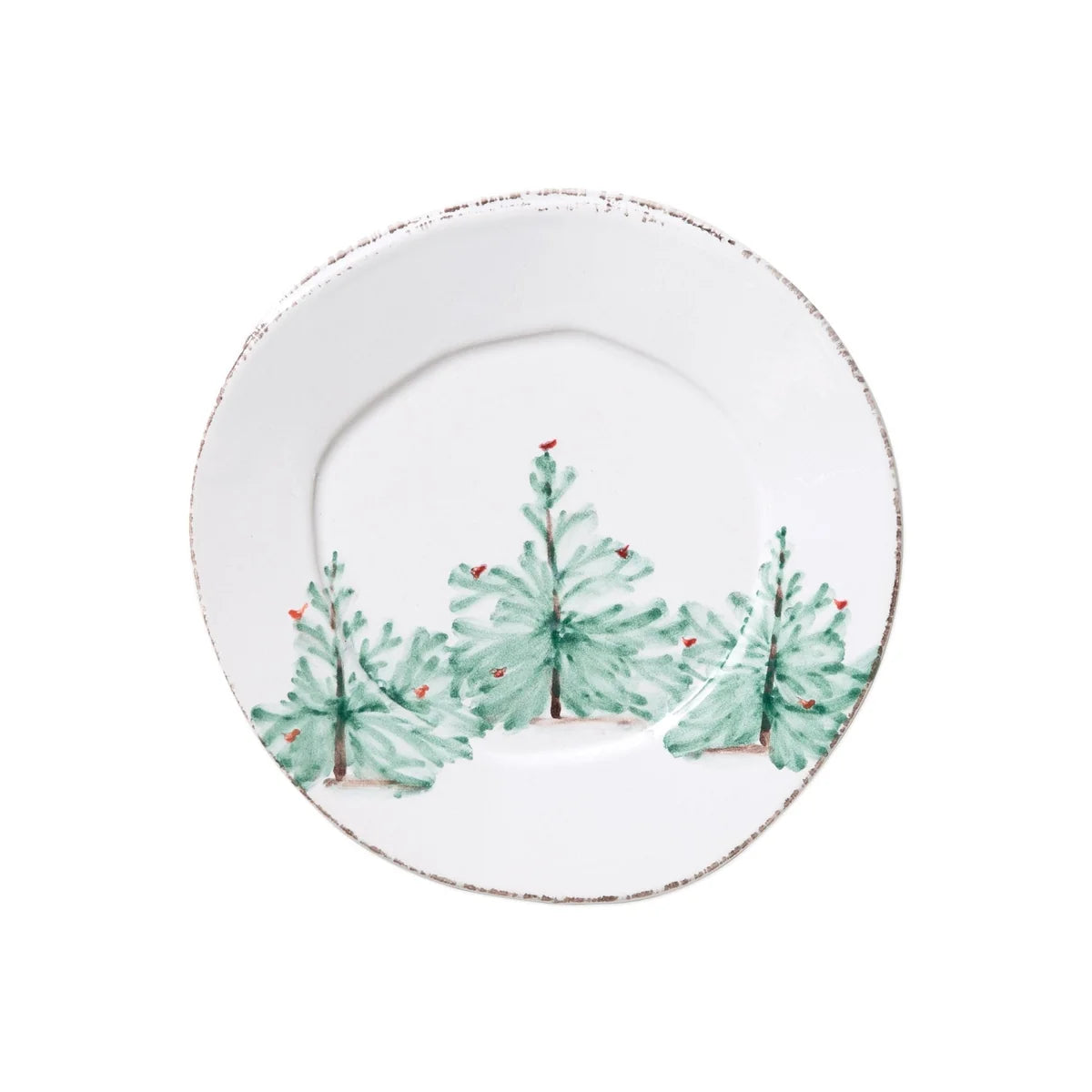 Vietre Lastra Holiday Salad Plate