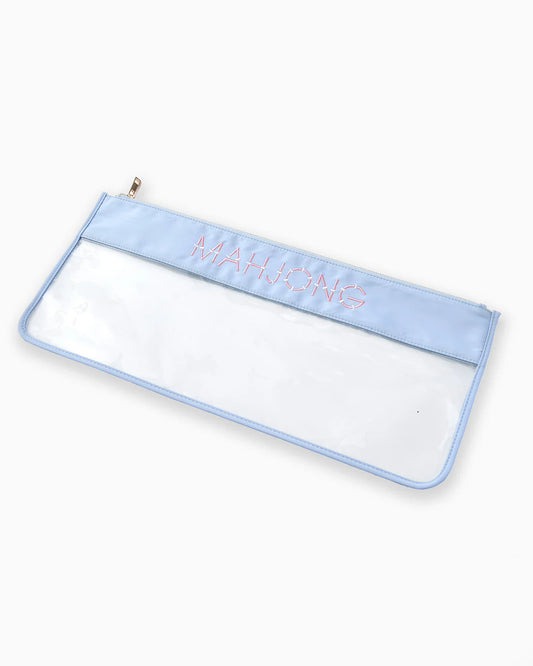 Oh My Mahjong Light Blue Bamboo Mahjong Bag