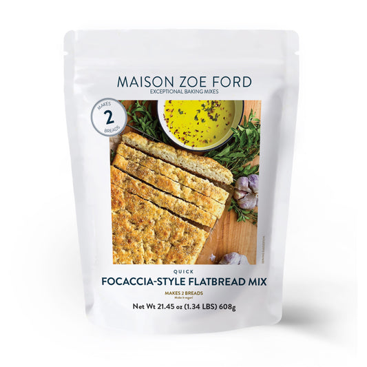 Maison Zoe Ford Quick Focaccia Style Flatbread