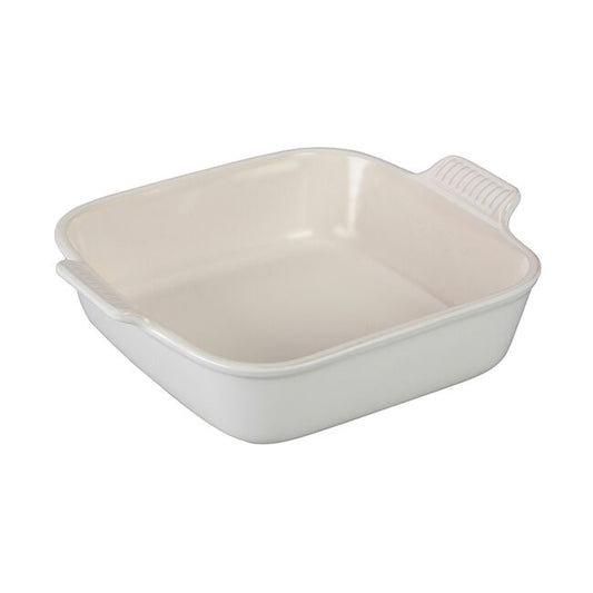 Le Creuset Heritage Sq. Baking Dish 3 Qt, White
