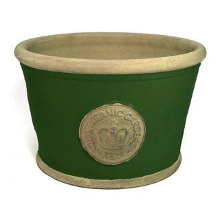 Bot Collection Windsor Kew Low Pot, Sm, Dark Green