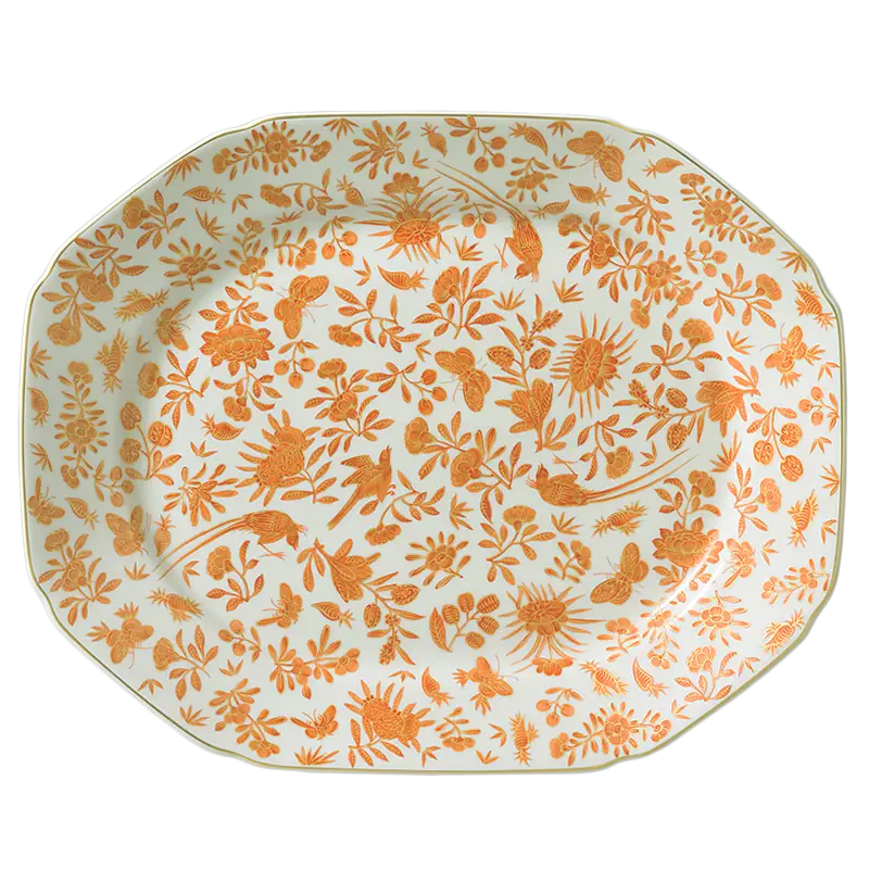 Mottahedeh Sacred and Butterfly Octagonal Platter