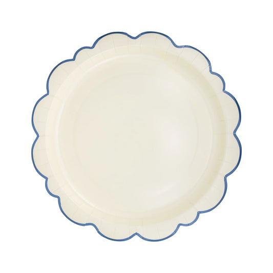 My Mind's Eye - Pembroke Cream Blue Edge 12"