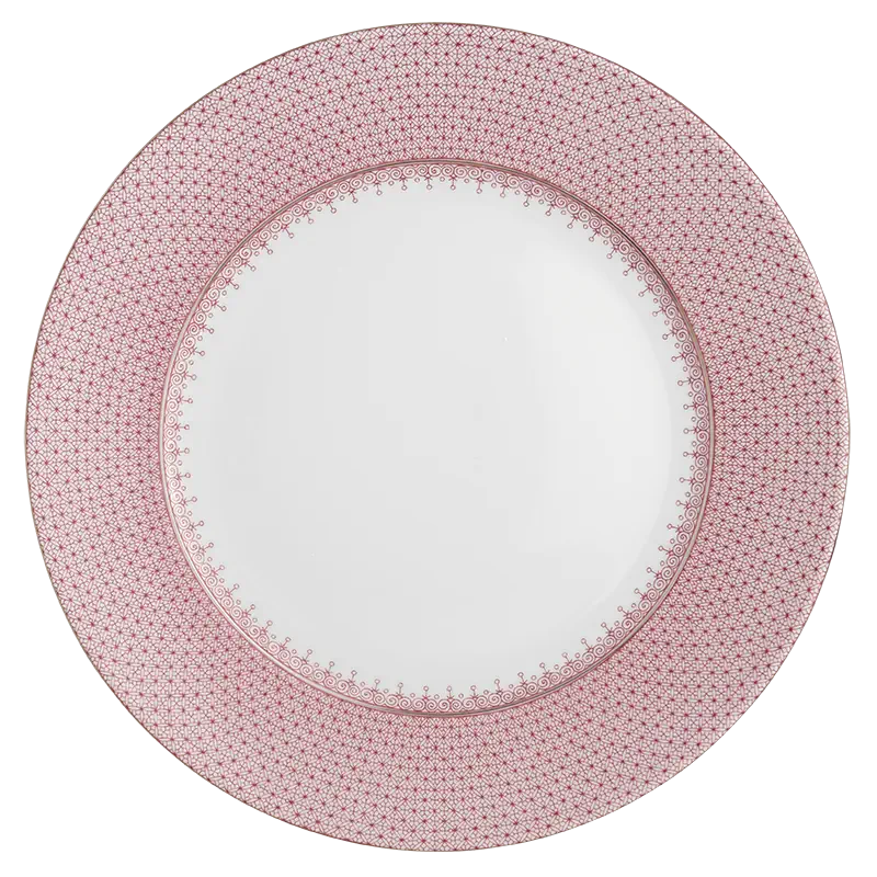 Mottahedeh Pink Lace Service Plate