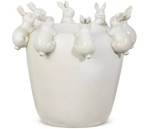 Two' Company 9.5in Bunny Planter