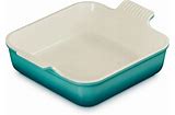 Le Creuset 3Qt Heritage Sq Baking Dish, Bleu Riviera