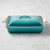 Le Creuset Heritage Rectangle Covered Casserole, Bleu Riviera