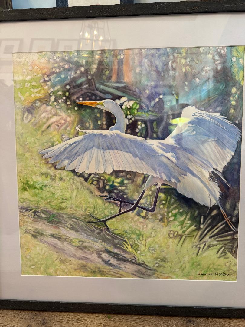 Flying Egret