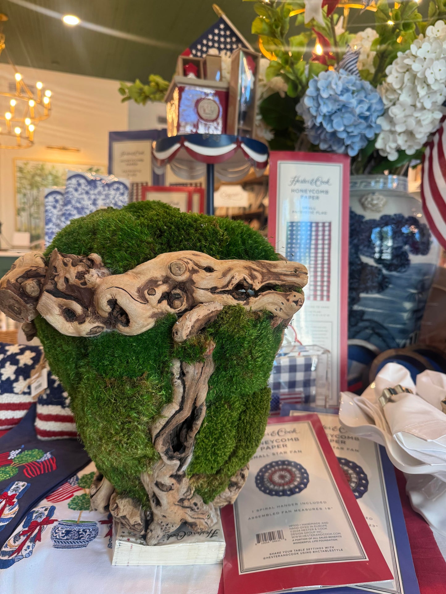 Grapevine 12" Moss Basket