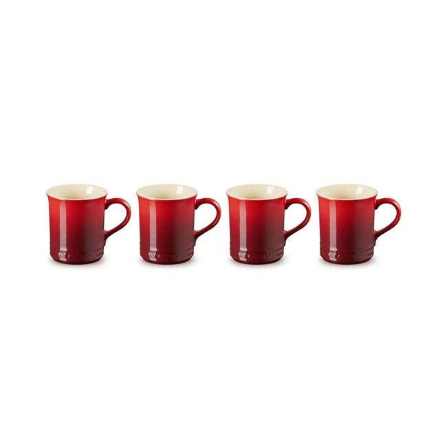 Le Creuset S/4 Vancouver Mugs, 14oz