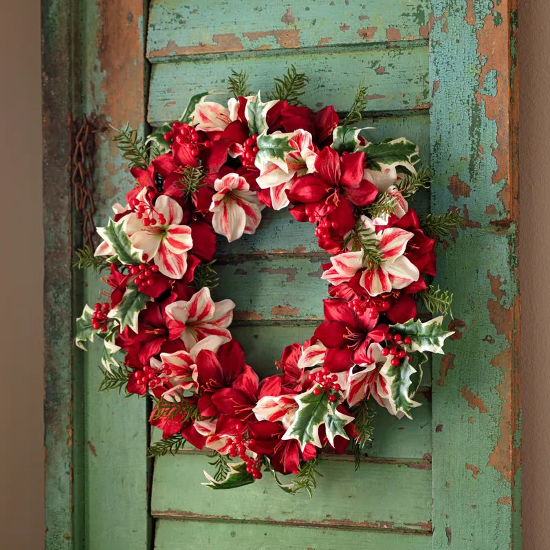 Porchview Amaryllis Wreath