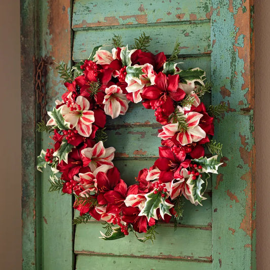 Porchview Amaryllis Wreath