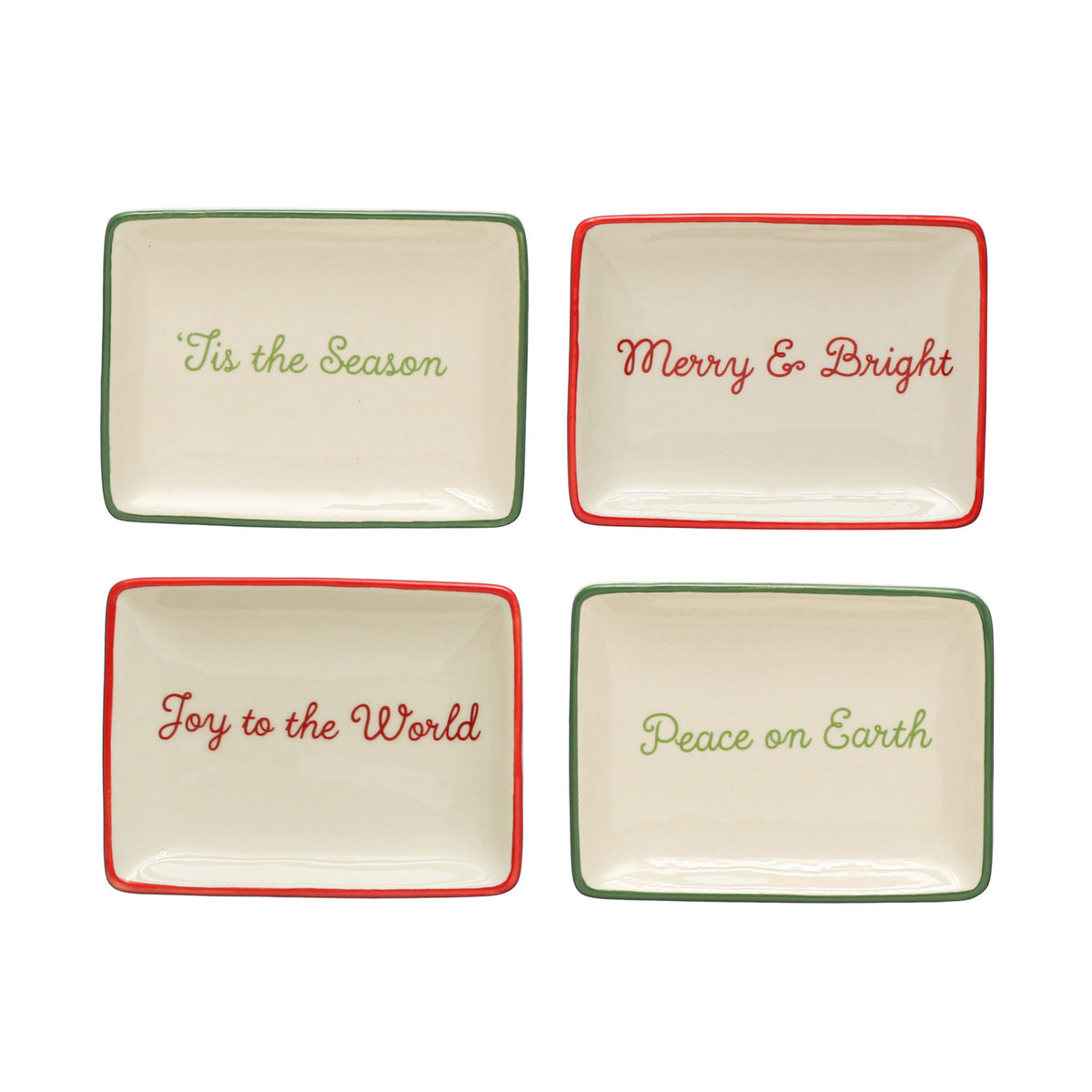 Stoneware Dish, Joy to the World
