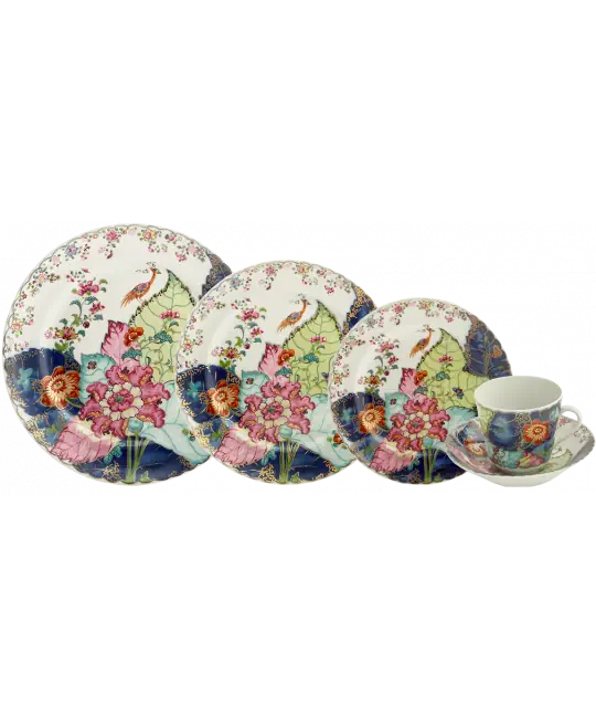 Tobacco Leaf 5 PC Place Setting